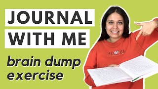 Realtime Journal With Me  Brain Dump Journal  How To Journal  Journaling for beginners [upl. by Lianna]