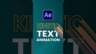 Kinetic Text Animation  After effect tutorial  aftereffects tutorial [upl. by Carl145]