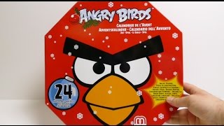 NEW Angry Bird Advent Calendar Christmas 2015 [upl. by Otrebogir]