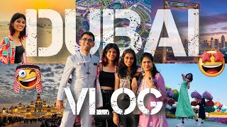 DUBAI FULL VLOG🔥✨  Global Village  Miracle Garden  Dubai Frame  Desert Safari  thejathangu😉 [upl. by Nimesh519]