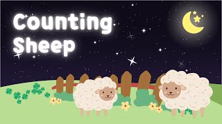 🐑💤 2 hours Counting sheep  Baby sleep music 🎶 lullaby for babies to go to sleep 🌙 [upl. by Annawaj]