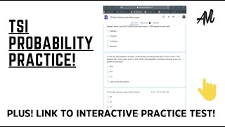 TSI PROBABILITY PRACTICE amp FREE TSI GOOGLE FORM [upl. by Nomyt879]