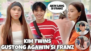 KIM TWINS GUSTONG AGAWIN SI FRANZ 😱😰😡 AKIN LANG SI FRANZ 😍🥰❤️ [upl. by Iseabal488]