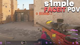 s1mple PLAYS AN INTENSE FACEIT MATCH🔥48 KILLS [upl. by Korwun]