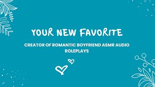 Producer of Asmr Boyfriend Audio Roleplays filled with Romance [upl. by Amairam226]