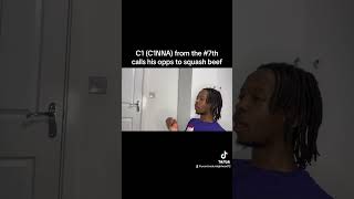 C1 C1NNA From The 7th Calls His Opps To Squash Beef ukdrill drill hiphop new ukrap [upl. by Ymac71]