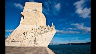 LISBOA PORTUGAL  Monumento aos Descobrimentos  Padrão dos Descobrimentos 1992 [upl. by Einram]