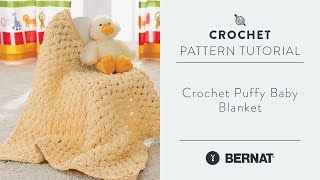 Crochet Puffy Baby Blanket [upl. by Ender]