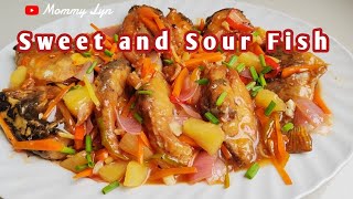 How to make the best Sweet and Sour Fish Chinese Recipe  Amazing Ulam Sarap talaga [upl. by Anahsirk825]