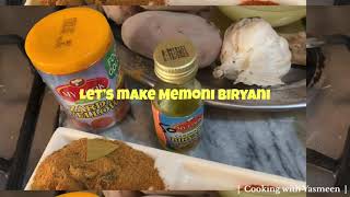 Memoni Biryani  Easy recipe  Cooking with Yasmeen [upl. by Ilyak]