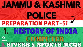 Geography II COMPUTER II RIVERS amp SPORTS FOR JampK POLICE EXAM [upl. by Crean]