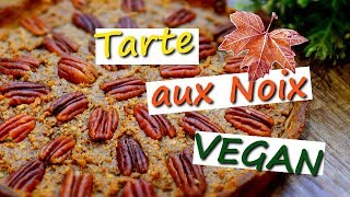 DESSERT DAUTOMNE  TARTE AUX NOIX VEGAN SANS SUCRE [upl. by Shannan333]