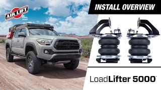 Air Lift Install 57300 20052023 Toyota Tacoma 4WD  2WD  LoadLifter 5000 Part Number PN 57300 [upl. by Enimisaj]