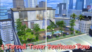 1 Torendi Tower Penthouse Reno  The Sims 4 Renovations [upl. by Bethesde]