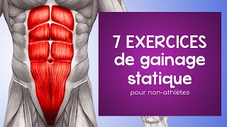 7 exercices de gainage statique pour prendre soin de soi  pour nonathlètes [upl. by Cirded]