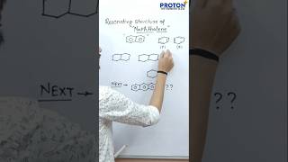 Resonating structure of Naphthalene Shorts chemistry shorttrick [upl. by Inafets]