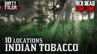 Indian Tobacco Locations for Daily Challenges Red Dead Online Beta RDR2 [upl. by Jaquith]