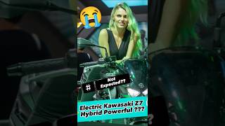 First Ever Electric Kawasaki Z7 Hybrid Unveiled at Eicma 2023 💥eicma2023 kawasakiz7hybrid [upl. by Danialah311]