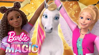 Barbie A Touch Of Magic  40 Minute Barbie Netflix Compilation  Fun Barbie Moments [upl. by Lionello]