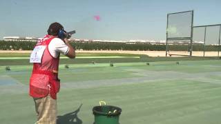 Interview ENG with Juan Aramburu  Mens Skeet World Champion at Abu Dhabi 2013 ISSF WCF [upl. by Rinum]