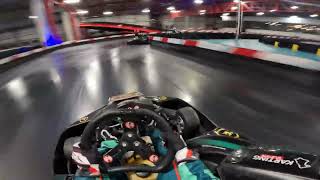 Experience Factory Eupen Karting  New Track with Banking [upl. by Aserej398]