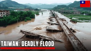 Taiwan Emergency in Kaang Typhoon Gaemi Causes Deadly Floods [upl. by Haleigh4]