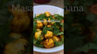 Masala makhana  makhana chat roasted makhana  quick roasted lotus seed recipe [upl. by Rexanna]