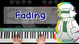 Friday Night Funkin Garcello Mod Fading piano cover [upl. by Nama]