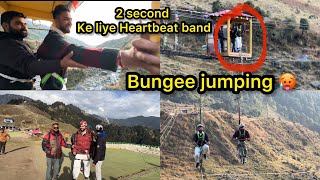 Tried Bungee Jumping For The First Time😅 [upl. by Slorac]