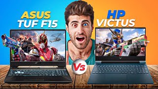 Asus TUF F15 VS HP Victus 🔥🔥 Best Gaming Laptop Under 50000 ⚡️⚡ HP Victus vs Asus Tuf F15 RTX 2050 [upl. by Wilmar363]