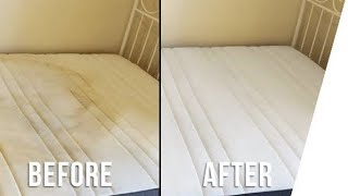 Deep Cleaning Your Mattress with Baking Soda [upl. by Lletnohs781]