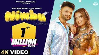 Nimbu Full Video Surender Romio  Nonu Rana  Haryanvi Songs 2024  Haryanvi Folk Dj Song [upl. by Iadam942]