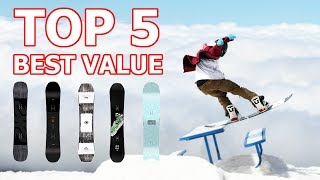 Top 5 Best Value Snowboards 2019 [upl. by Ansell381]