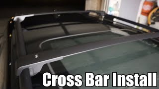 How to Install Cross Bars on a Subaru Forester [upl. by Notniv]