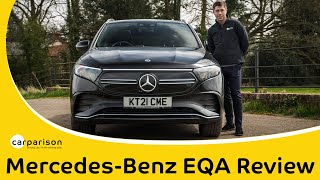 2022 MercedesBenz EQA Review A premium and luxurious electric SUV  Carparison [upl. by Stiruc]