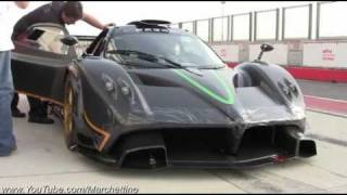 Pagani Zonda R TakeOff  Huayra Sound [upl. by Curson]