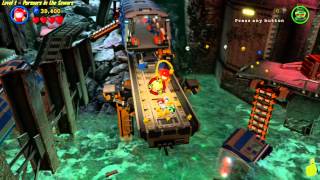 Lego Batman 3 Beyond Gotham Lvl 1 Pursuers in the Sewers TrophyAchievementStory Walkthrough HTG [upl. by Laurella]