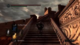 Running from the back of Anor Londo to Firelink shrine because I live dangerously [upl. by Gnot]