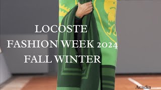 Lacoste Ready to Wear Fall Winter 2024 Paris [upl. by Ahsyen]