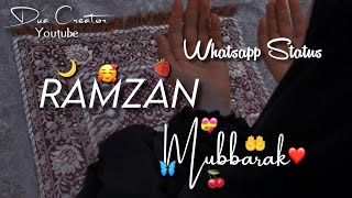 🌙Ramzan Mubarak WhatsApp Status 2024  Ramadan Status  Mahe Ramzan Video  Naat Status 2024 [upl. by Macario]