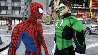 Spiderman vs Green Lantern  The Amazing SpiderMan [upl. by Kolk]