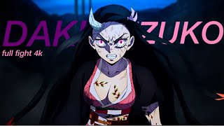 Nezuko Vs Daki full fight  4K HDR  Demon Slayer Season 3 Episode 7 [upl. by Marijo558]