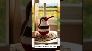 Blooming Creativity How to Craft Unique Bird Crochet Pieces crochetpatterns bird crochet crochet [upl. by Anilec]