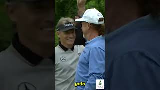 Miguel Jimenezs Incredible Hole in One Shot at the Par 3 Sixteenth Hole Wells Fargo Shorts [upl. by Ballman]