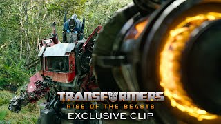 Transformers Rise of the Beasts  quotPrime Meets Primalquot Clip 2023 Movie [upl. by Axela]