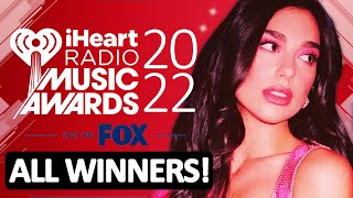 All Winners  iHeartRadio Music Awards 2022 [upl. by Nroht340]