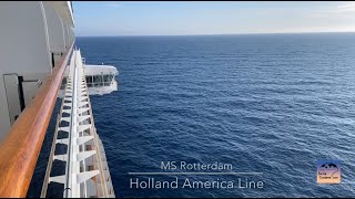 Jour 2  En mer  Croisière Norvège  MS Rotterdam  Holland America Line [upl. by Einnahpets]