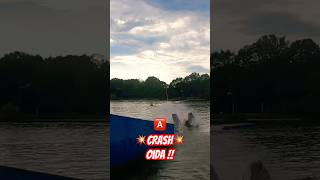 🅰️💥CRASH💥OIDA‼️wakeboarding oida youtube shorts skateboarding funny crash boom trend [upl. by Kcoj]