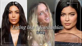 Eating like a Kardashian for the day diet kardashian kardashians kyliejenner kimkardashian [upl. by Hana]