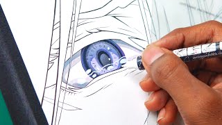 COLORING PROCESS  ANIME EYE  ATTACK ON TITAN [upl. by Kira989]